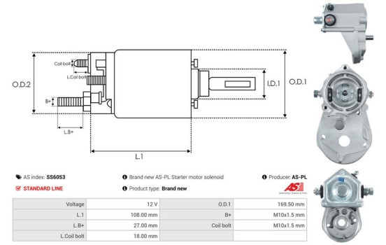 Magnetic switch, starter motor, Image 4