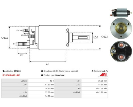 Magnetic switch, starter motor, Image 4