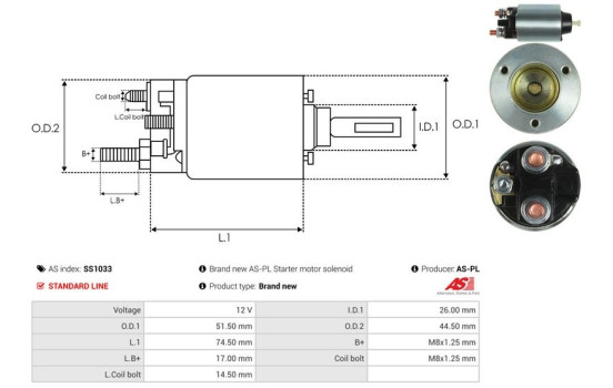 Magnetic switch, starter motor, Image 4