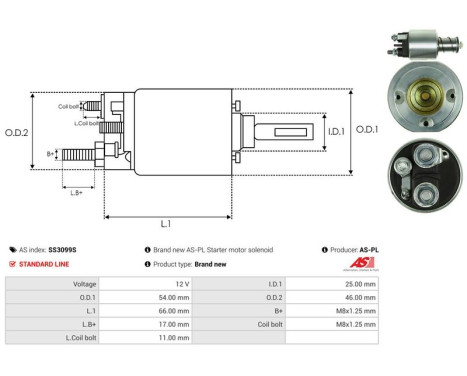Magnetic switch, starter motor, Image 4