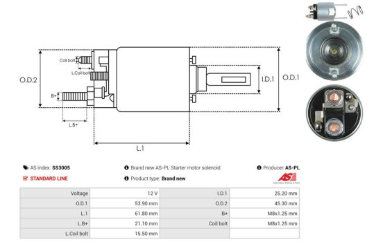 Magnetic switch, starter motor, Image 4