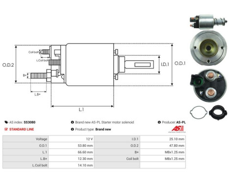 Magnetic switch, starter motor, Image 5