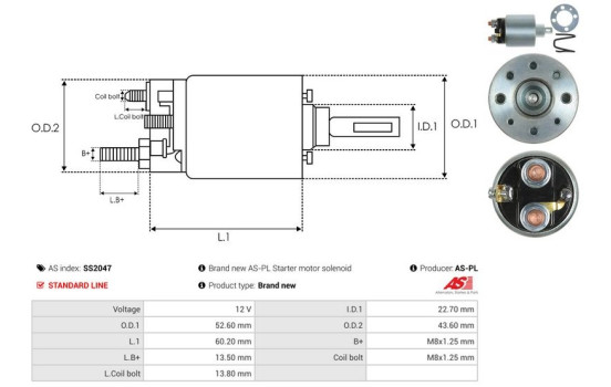 Magnetic switch, starter motor, Image 4