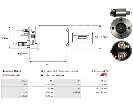 Magnetic switch, starter motor, Image 4