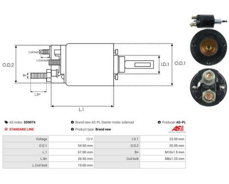 Magnetic switch, starter motor, Image 4