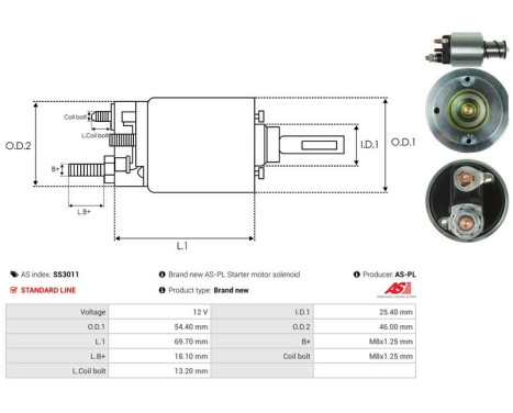 Magnetic switch, starter motor, Image 4