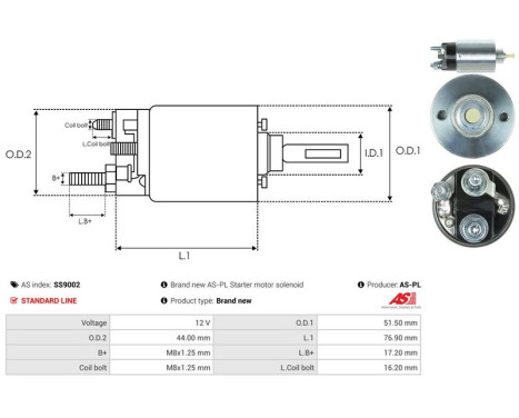 Magnetic switch, starter motor, Image 4