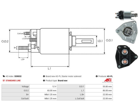 Magnetic switch, starter motor, Image 4
