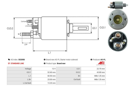 Magnetic switch, starter motor, Image 4