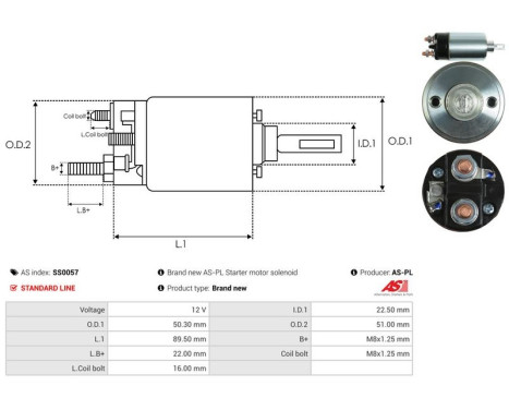 Magnetic switch, starter motor, Image 4