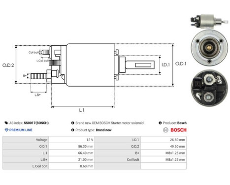 Magnetic switch, starter motor, Image 4