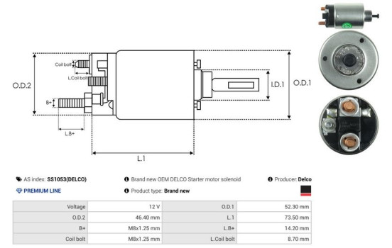 Magnetic switch, starter motor, Image 4
