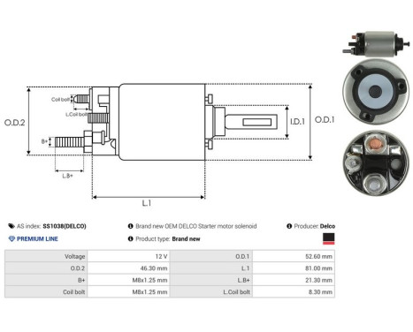 Magnetic switch, starter motor, Image 4
