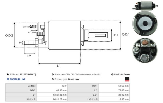 Magnetic switch, starter motor, Image 4