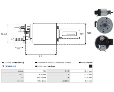 Magnetic switch, starter motor, Image 4
