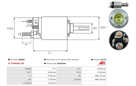 Magnetic switch, starter motor, Image 4