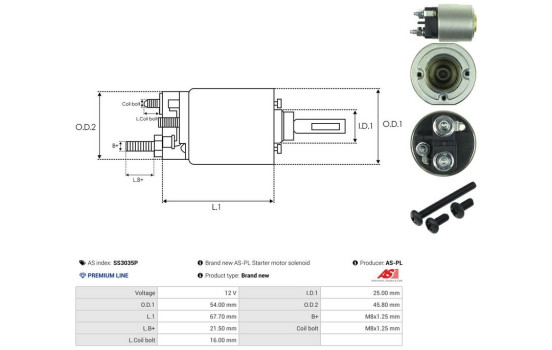 Magnetic switch, starter motor, Image 5
