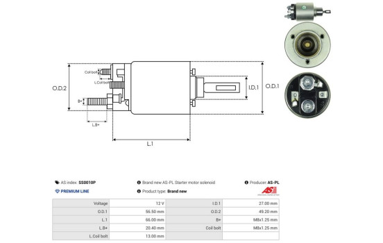 Magnetic switch, starter motor, Image 4