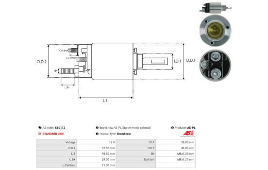 Magnetic switch, starter motor, Image 4