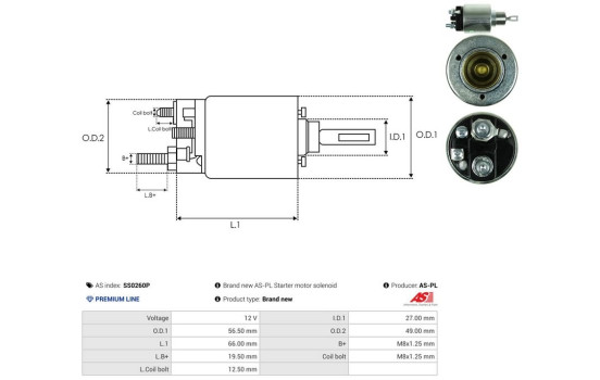 Magnetic switch, starter motor, Image 4