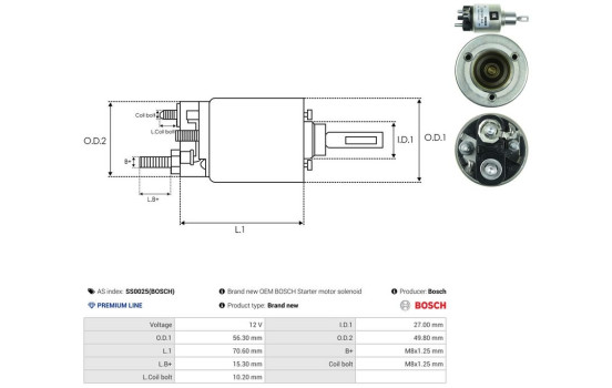 Magnetic switch, starter motor, Image 4