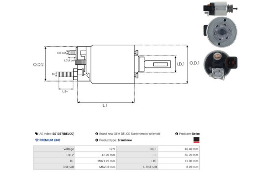 Magnetic switch, starter motor, Image 4