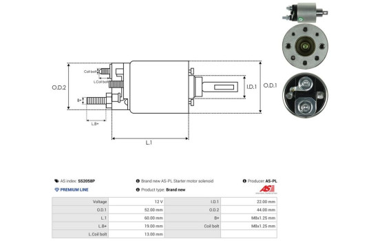 Magnetic switch, starter motor, Image 4