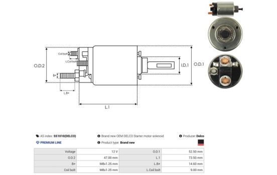 Magnetic switch, starter motor, Image 4