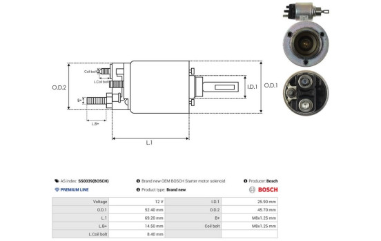 Magnetic switch, starter motor, Image 4