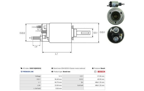 Magnetic switch, starter motor, Image 4