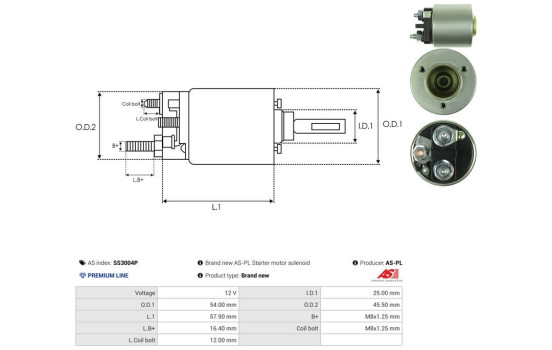 Magnetic switch, starter motor, Image 4