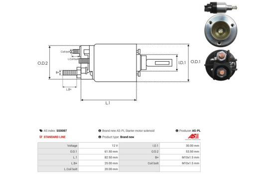 Magnetic switch, starter motor, Image 4