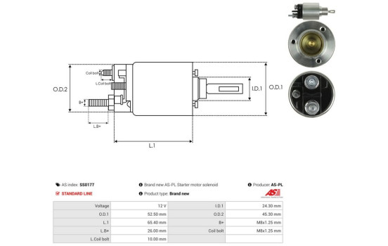 Magnetic switch, starter motor, Image 4