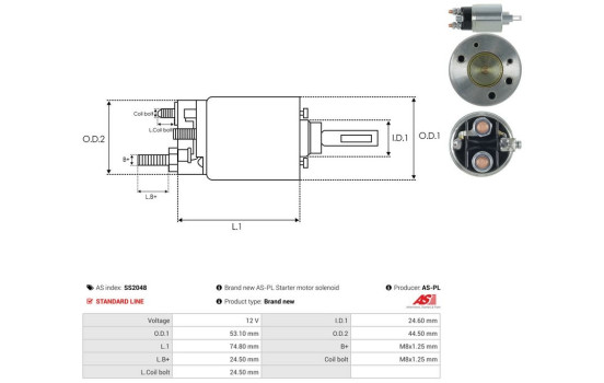 Magnetic switch, starter motor, Image 4