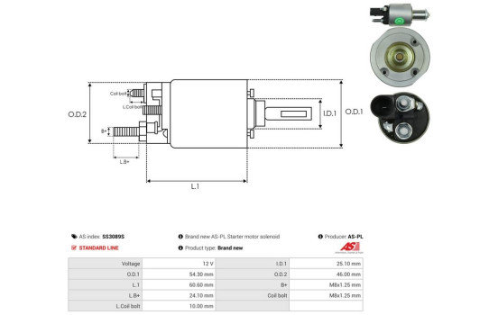 Magnetic switch, starter motor, Image 4