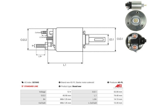 Magnetic switch, starter motor, Image 4