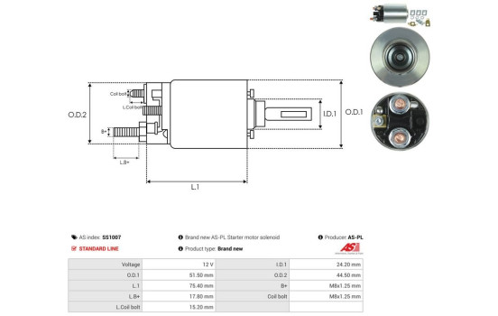 Magnetic switch, starter motor, Image 4