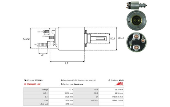 Magnetic switch, starter motor, Image 4