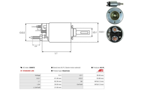 Magnetic switch, starter motor, Image 4