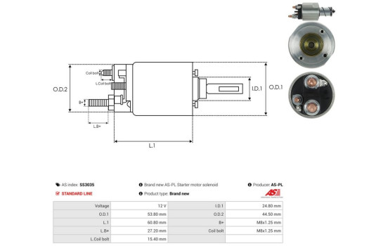 Magnetic switch, starter motor, Image 4