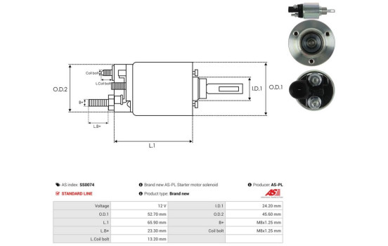 Magnetic switch, starter motor, Image 4