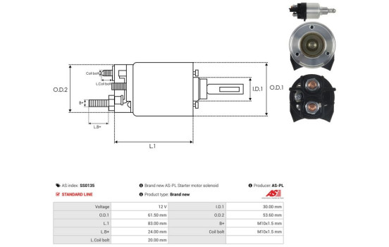 Magnetic switch, starter motor, Image 4