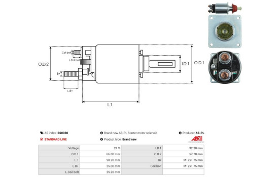 Magnetic switch, starter motor, Image 4