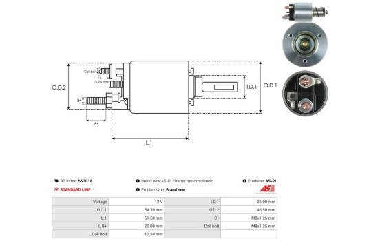 Magnetic switch, starter motor, Image 4