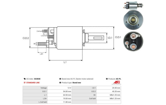 Magnetic switch, starter motor, Image 4