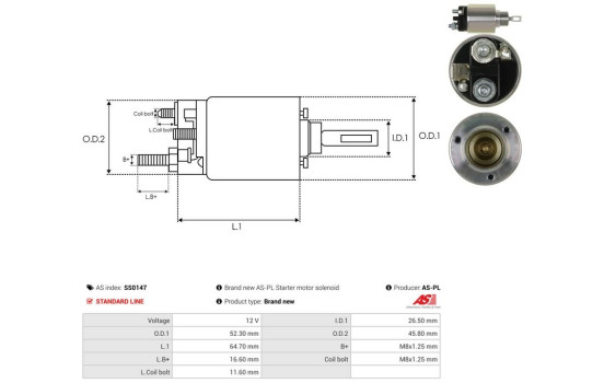 Magnetic switch, starter motor, Image 4