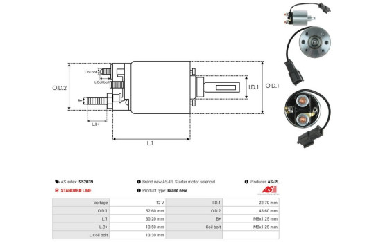 Magnetic switch, starter motor, Image 4