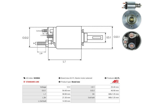 Magnetic switch, starter motor, Image 4