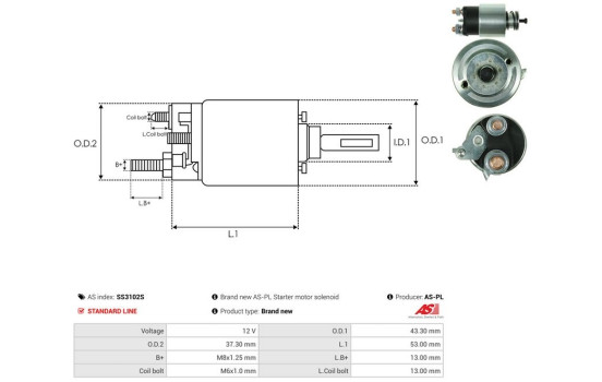 Magnetic switch, starter motor, Image 4