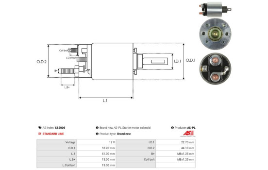 Magnetic switch, starter motor, Image 4